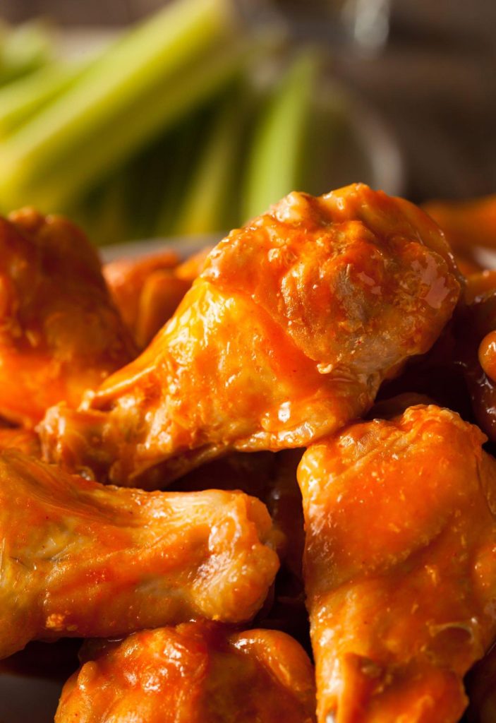 Spicy Homemade Buffalo Wings with Dip Recipe