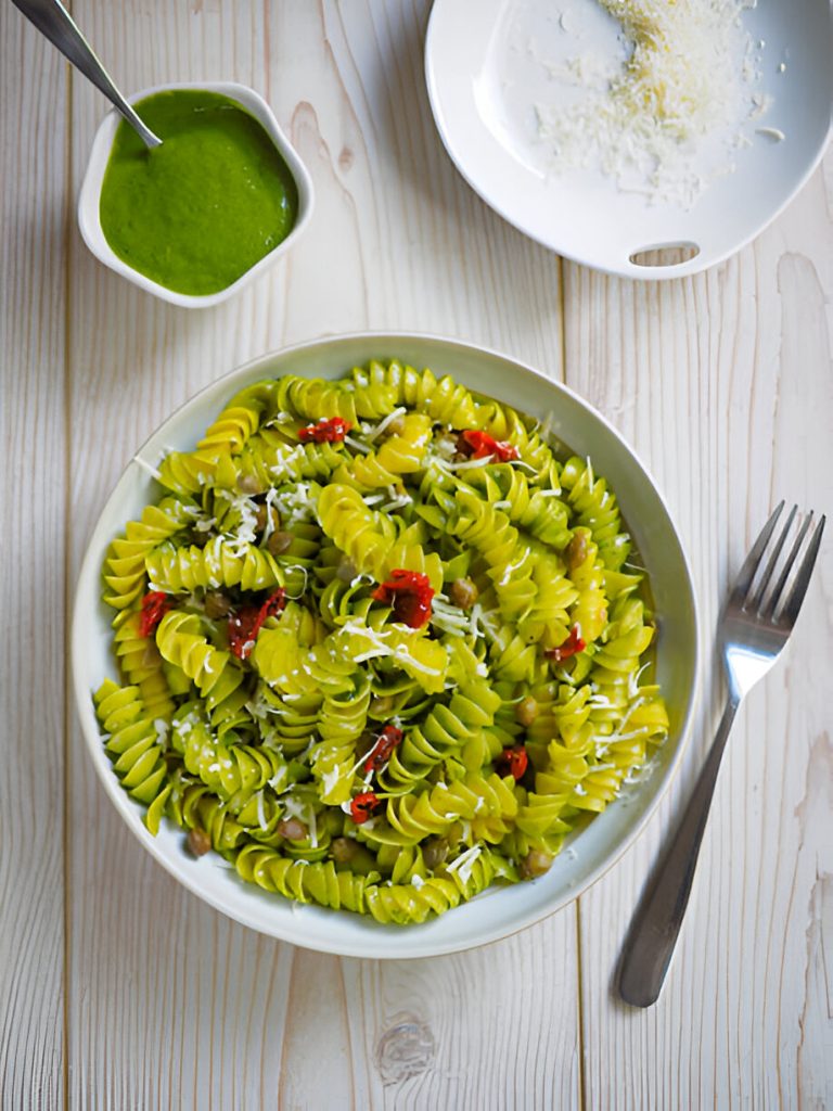 Vibrant Pesto Pasta Salad Recipe