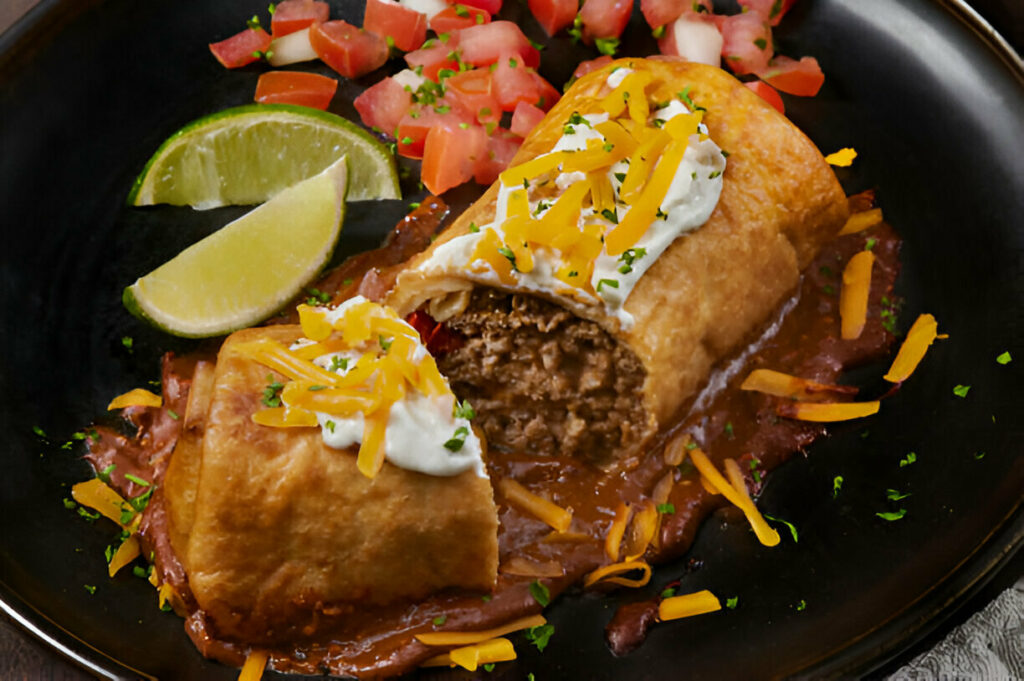 Beef and Cheese Chimichangas Recipe