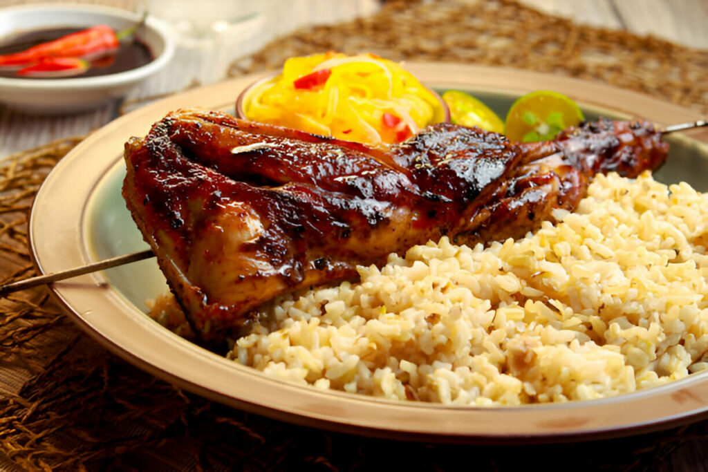 Chicken Inasal with Rice Recipe