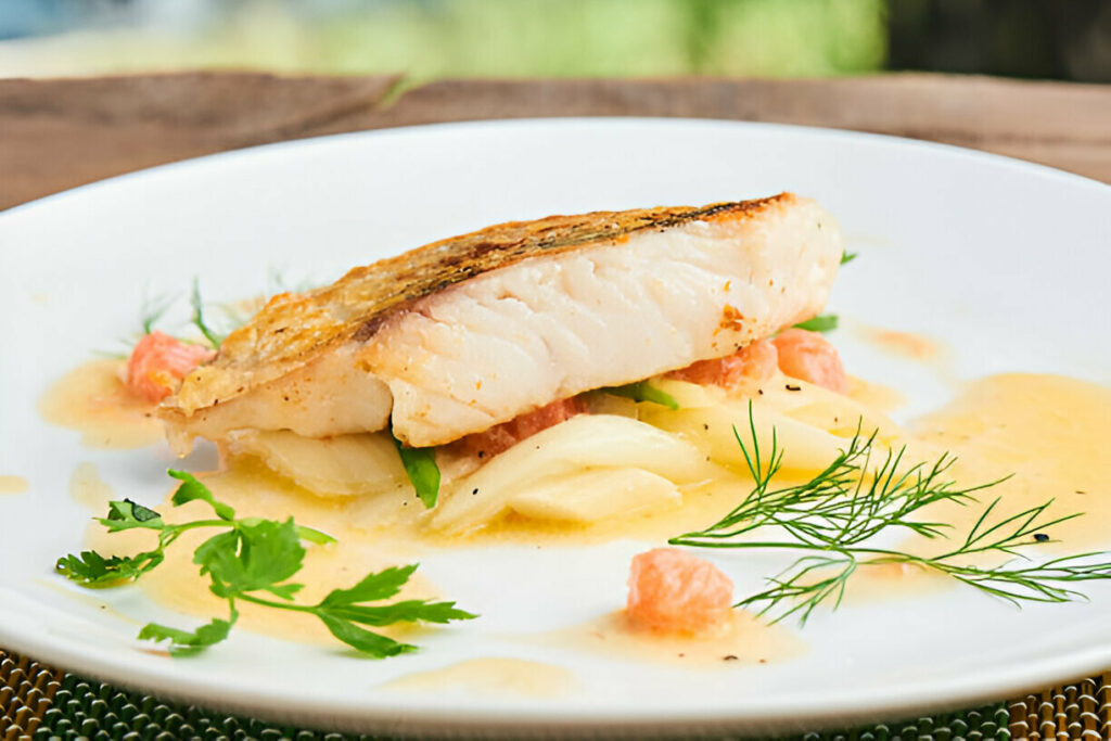 Grilled Pike with Beurre Blanc Sauce Recipe