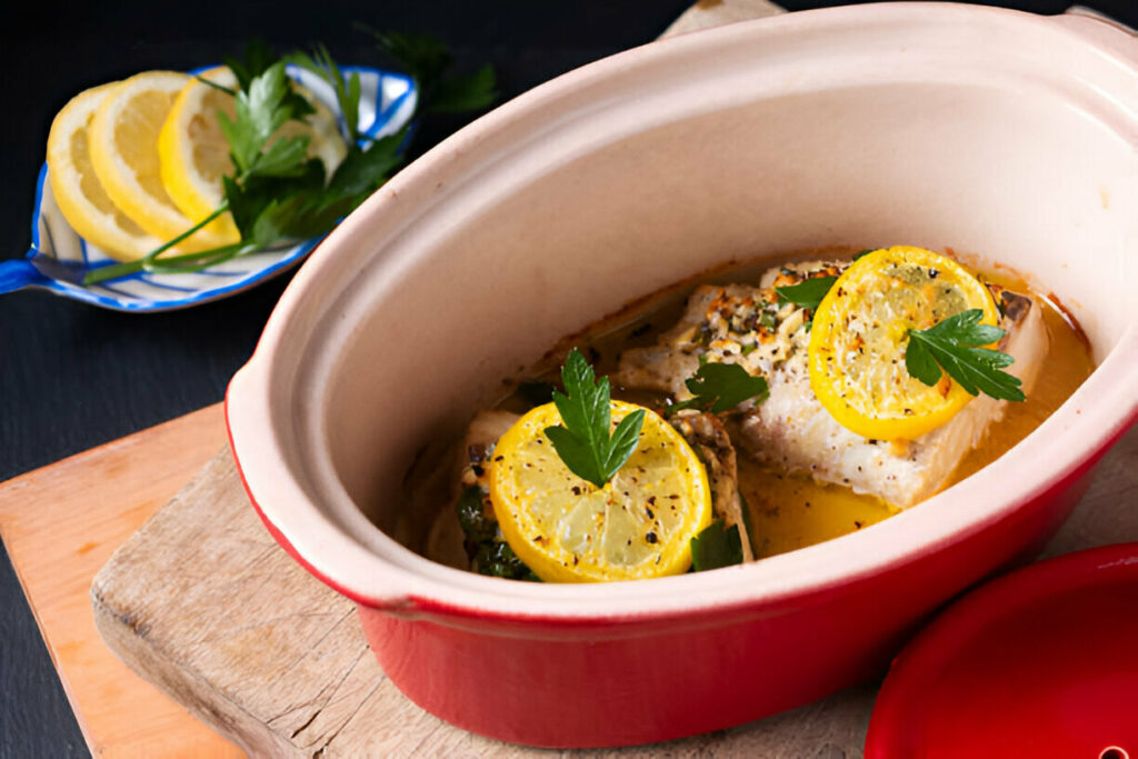 Lemon Butter Baked Cod Recipe