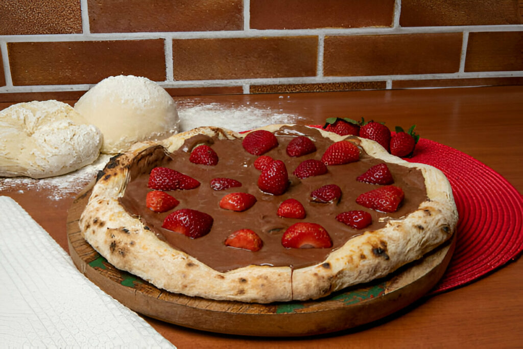 Strawberry Nutella Pizza Recipe