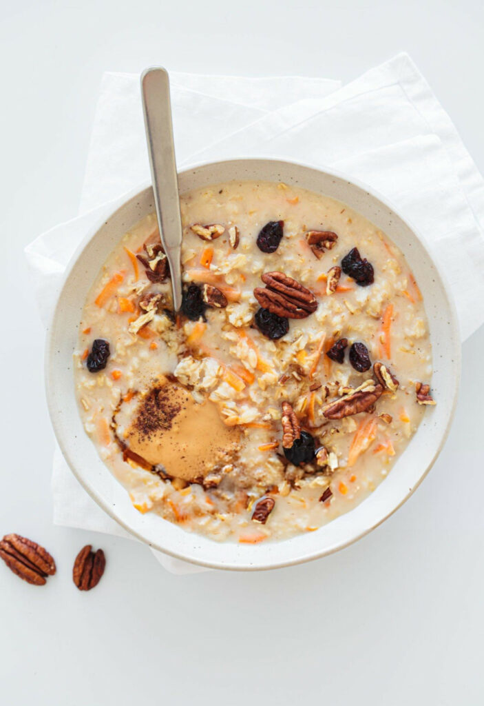 Carrot Cake Oatmeal Recipe