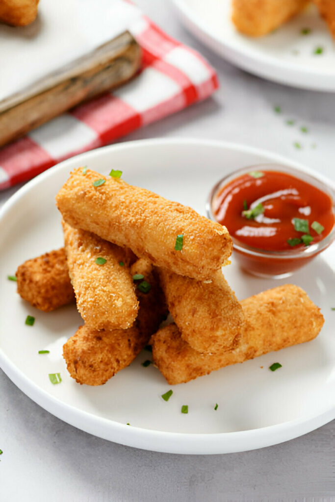 Garlic Mozzarella Sticks Recipe