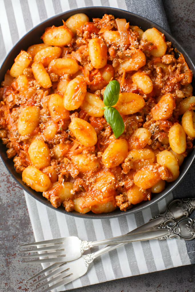 Gnocchi Bolognese Recipe