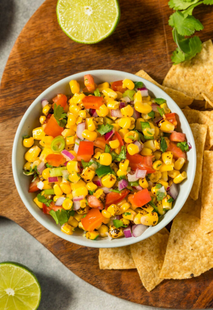 Pan-Grilled Corn Salsa Recipe