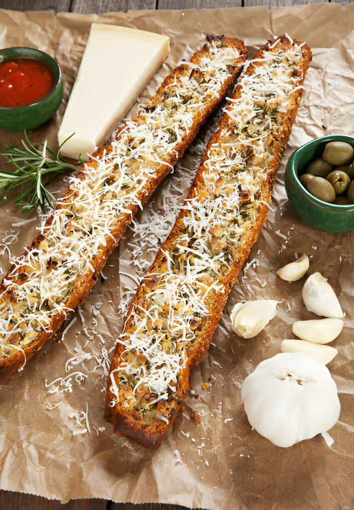 Parmesan Garlic Bread Recipe