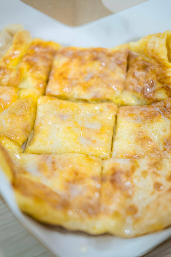 Roti with Egg and Sweetened Condensed Milk Recipe