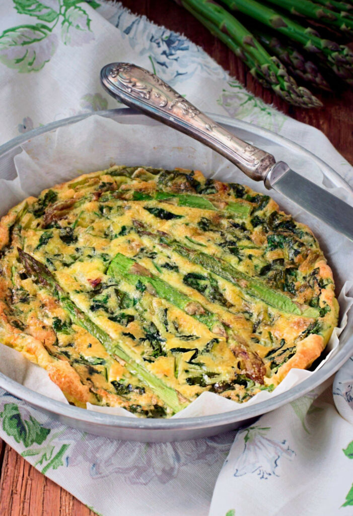 Sheet Pan Asparagus Frittata Recipe