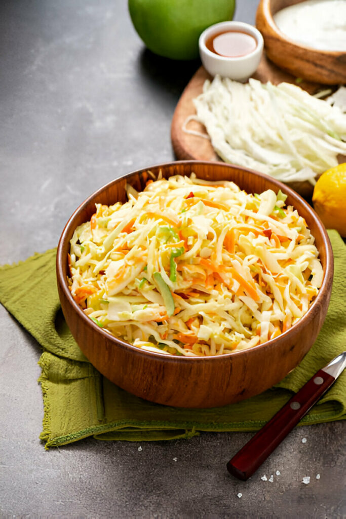 Spicy Creamy Coleslaw Recipe