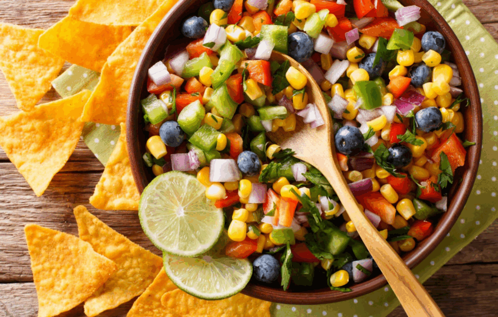 Blueberry and Corn Salsa Recipe
