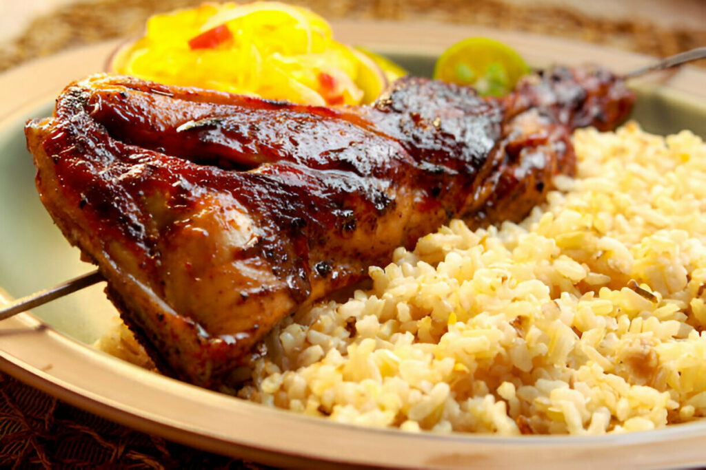 Chicken Inasal with Rice Recipe