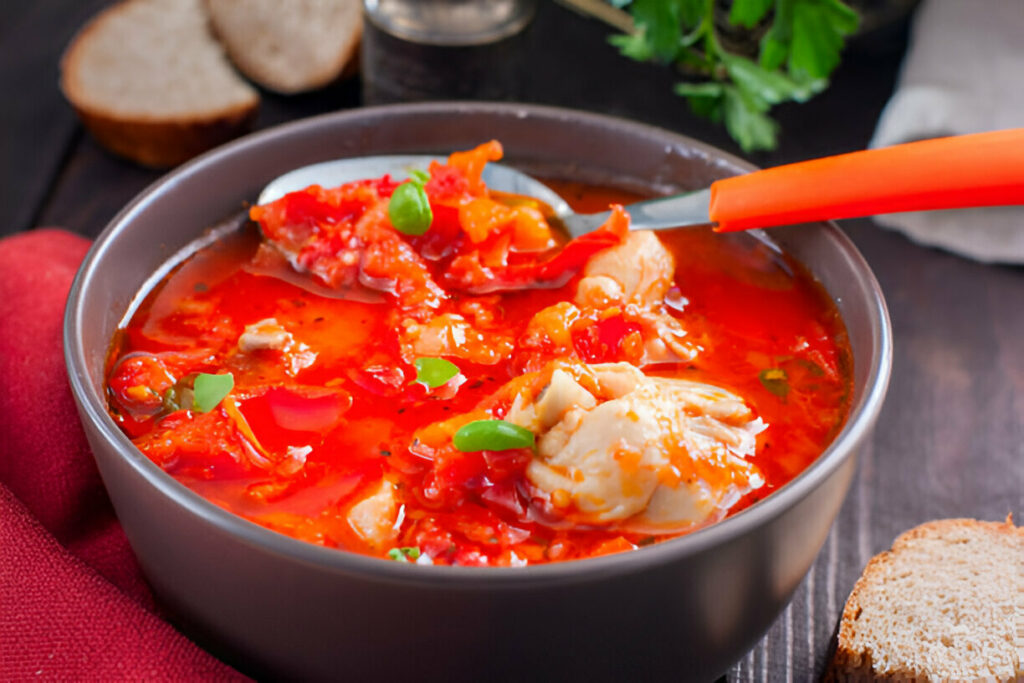 Chicken Stew with Onions and Tomatoes Recipe