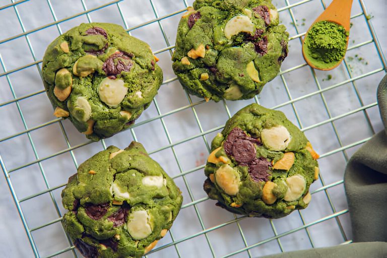 Chewy Matcha Cookies Recipe