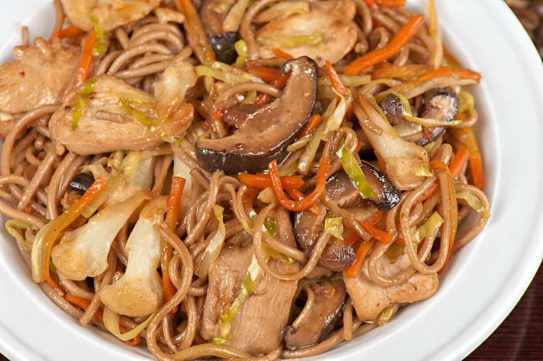Mushroom Chow Mein Recipe
