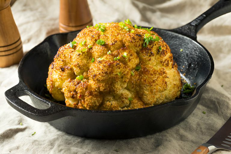 Whole Roasted Cauliflowe Recipe