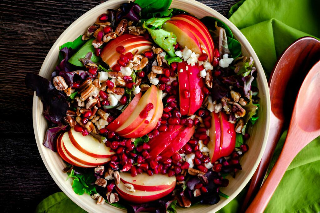 Pomegranate Spinach Salad Recipe