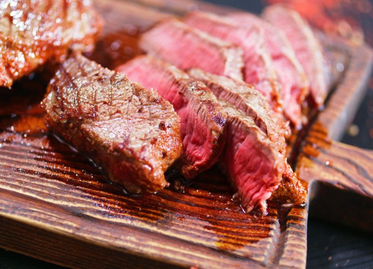 Grilled Medium Rare Ribeye Steak Recipe