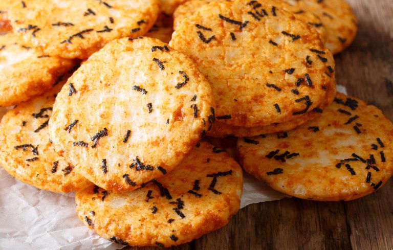 Griddled Rice Cakes with Furikake Recipe