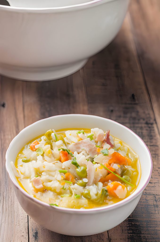Vegetable Minestrone Soup with Rice Recipe