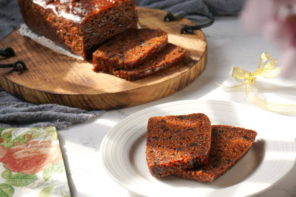 Eggless Date Cake Recipe