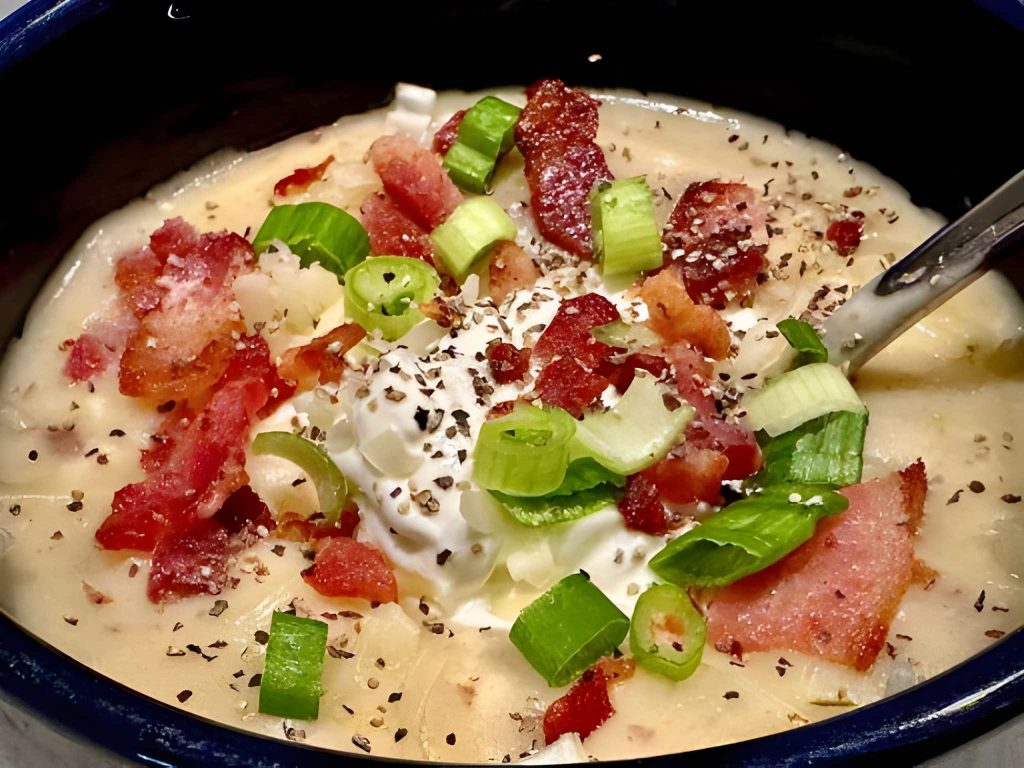 Spicy Baked Potato Soup Recipe